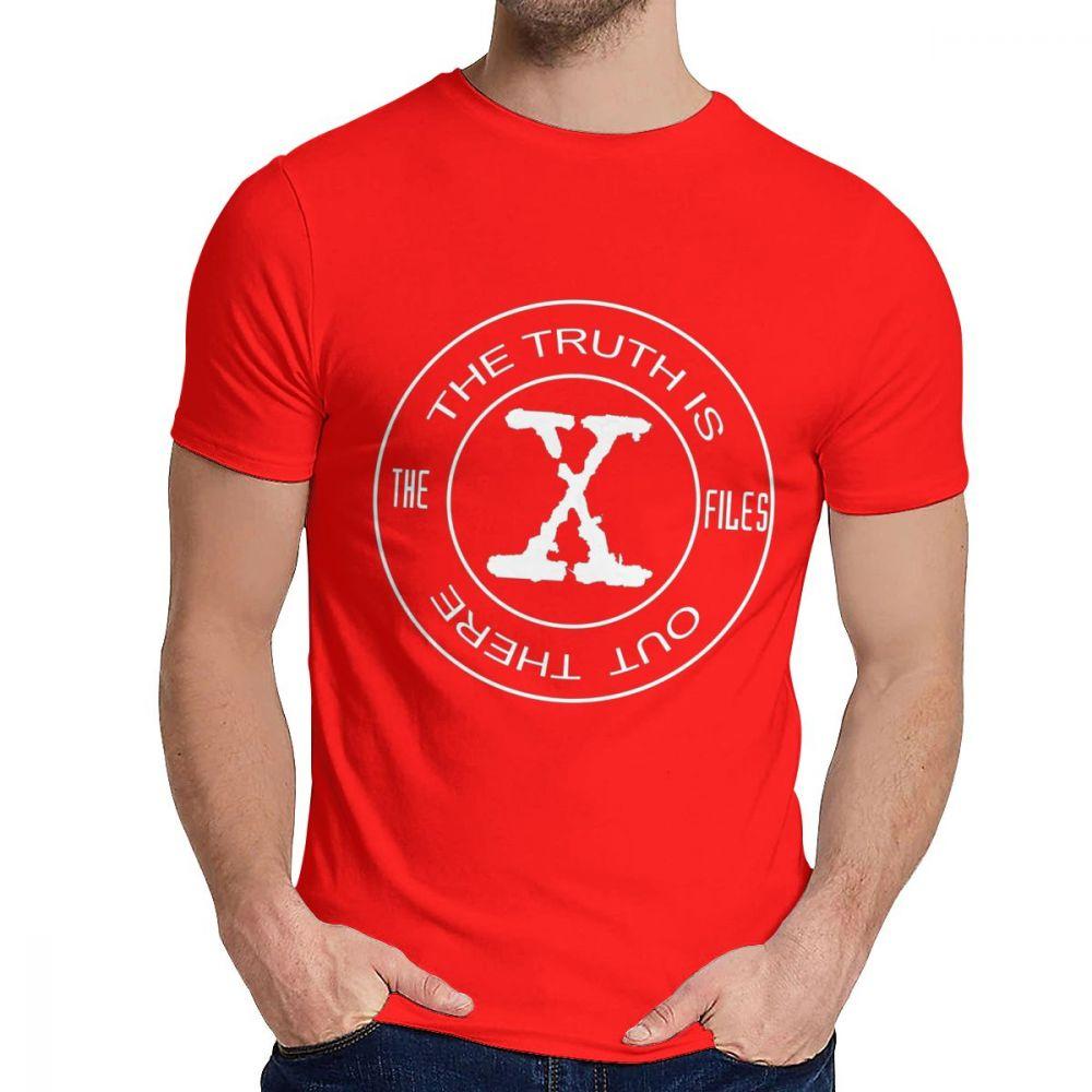 Girocollo The X Files La Verità È Là Fuori T-shirt Bianca Pazzo Per