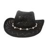 Cowboy Hat Spring And Summer Sunshade Straw Hat Empty High-End Travel Vacation Breathable Sun Hat