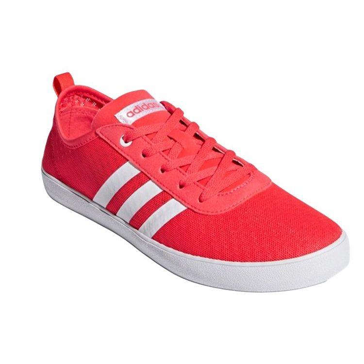 adidas Neo Fabric Breathable Durable Non-Slip Low-Top Skate Shoes Women Sneakers Red DB0166