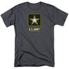 26 US. Armee Logo T-Shirt Herren Lizenzierter USA Militär Tee Anthrazit Unisex T-Shirt