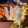 Cotton Halloween Decoration Hanging Ornaments Hand-woven White Ghost Wall Hanging Holiday Scene Arrangement Theme Party Supplies