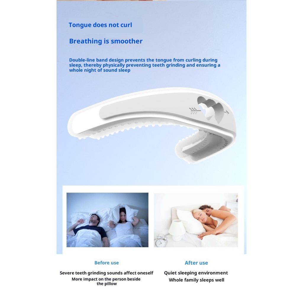 Anti-Snoring Mouthpiece Physical Prevention of Teeth Grinding Orthodontic Appliance Sleeping Snoring Relief Silicone Anti-Snoring Device