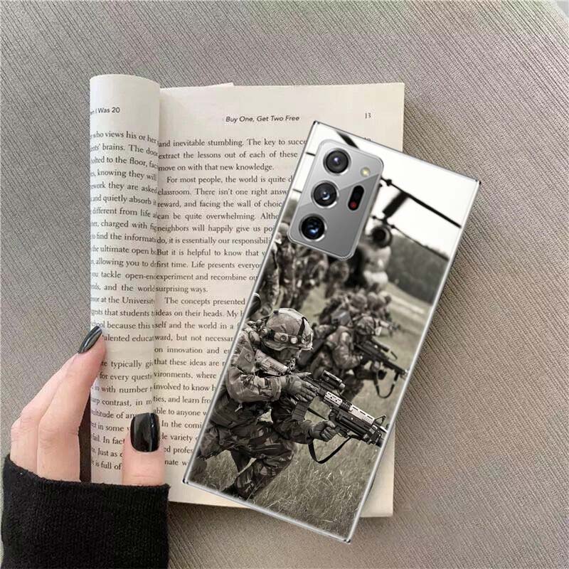 Power Army Soldier Phone Case for Samsung A17 A37 A57 A54 A14 A24 A34 A07 A04S A02S A12 A22 A32 A52S A16 A26 A36 A56 A72 Galaxy