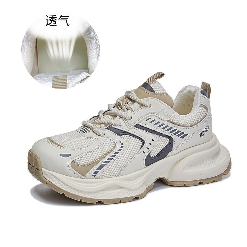 Suction Film Sole Dad Shoes Women's Autumn New Platform Sneakers Girls Breathable Running Shoes Women's Trend Women's Shoes