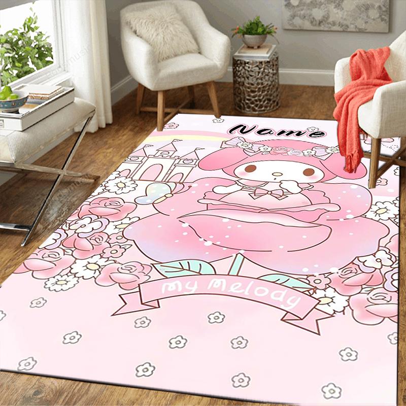 Custom 1Pc Sanrio Characters Celebration Rug Office Carpet Indoor Outdoor Entrance Doormat Nonslip Soft And Comfortable Living Room D2915302
