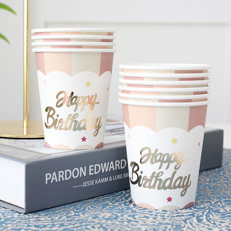 Kids' Party Disposable Tableware: Birthday Tablecloth, Cake Plates, and Dessert Table Decor