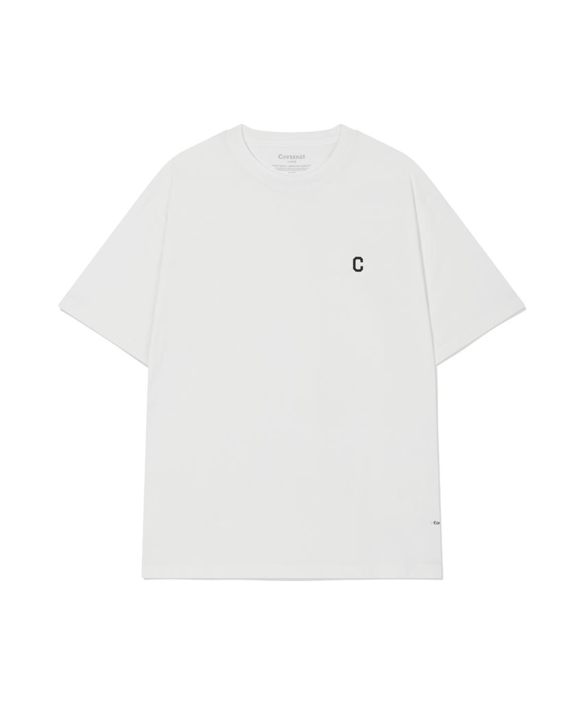 COVERNAT Sorona Small C Logo T-Shirt White