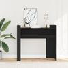 VidaXL Black Console Table 100x35x90 Cm Engineered Wood, Sofa End Table, Hallway Console Table, Living Room Console Table, 848466