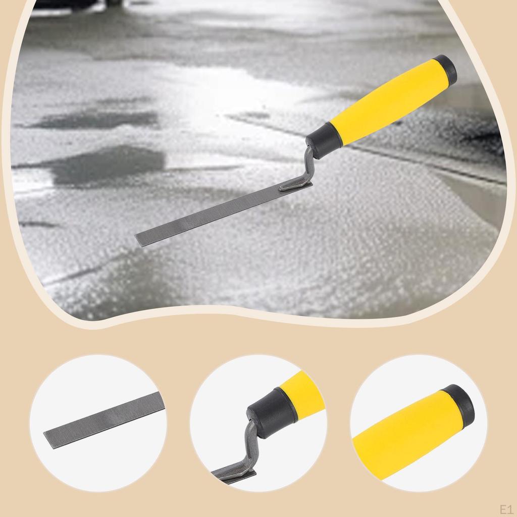 Tuck Pointer Mortar Smoothing Tool Versatile Concrete Masonry Repair with Handle for Floor