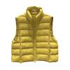 Autumn and Winter New Ribs, Vest, White Duck Down Jacket, Stand-neck Vest, Warm Puffs, and Thickened Vest.