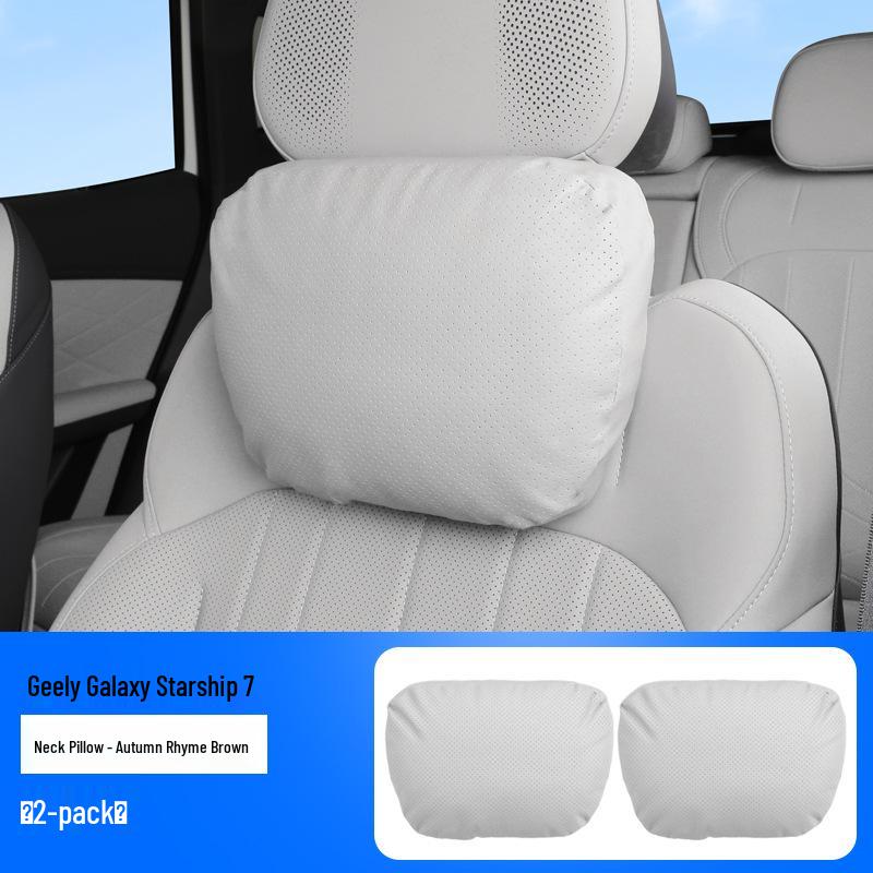 Luxury Neck and Lumbar Support Pillow for Geely Galaxy Starship 7EMi - Car Interior Comfort