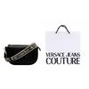 Versace Jeans Couture Detachable Strap Zipper Polyester Crossbody Shoulder Bag Women bags Black 74VA4BV2ZS412899