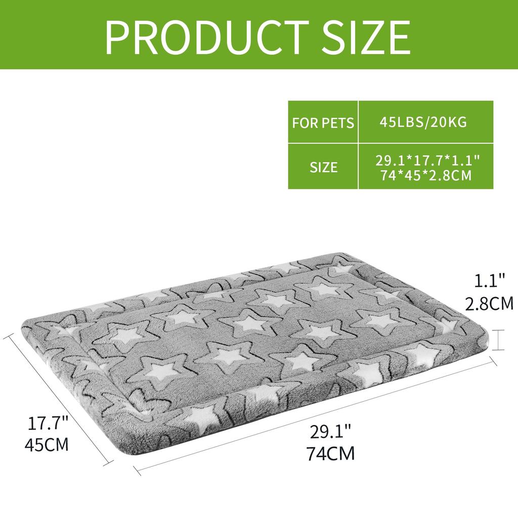 EMPSIGN Dog Cat Pet Pet Supports Sound Cold and Heat Just the Right Easy Retains Suitable for Small and Medium Gray Bed, Bed, Cushion, Mat,