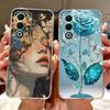 For Oppo A5 5G 2025 Case CPH2735 Luxury Fashion Painted Cover Soft Slim Phone Case For Oppo A5 Pro CPH2695 OppoA5 A5Pro 5G Shell