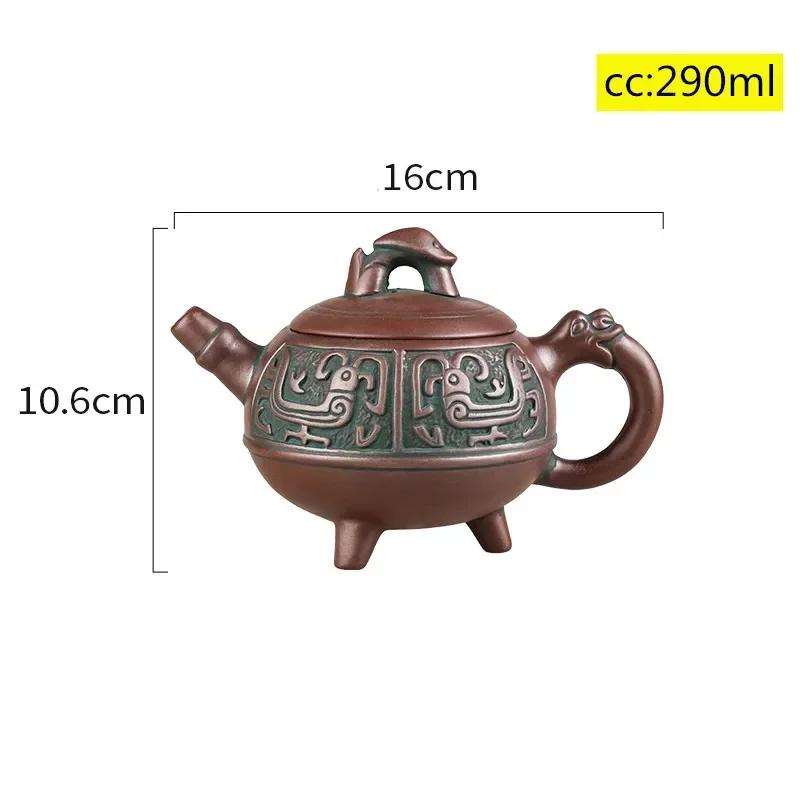 NLSLASI Authentic Yixing Teapot Tea Pot Raw Ore Custom Gift Purple Clay Tea Set Kettle Chinese Tea Ceremony Etiquette Teapot