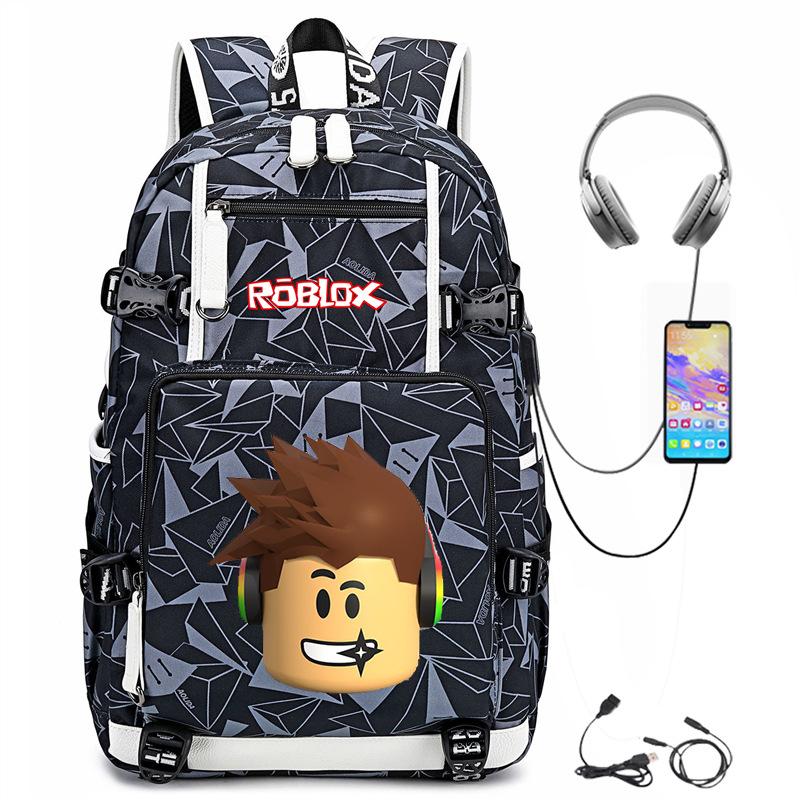 Hot Selling Game-Themed Outdoor Travel Bag Large Capacity with USB Hiking Backpack