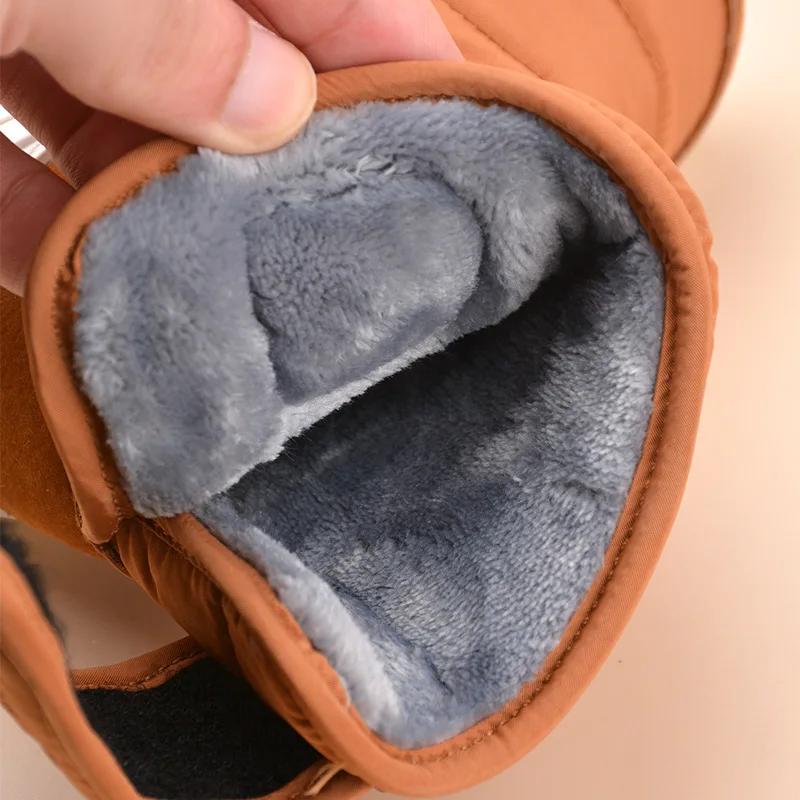 Hot Selling Kids Snow Boot Winter New Warm Girl Boot with Plush Cotton Shoe Soft Sole Girls' Shoes Winter Baby Boys Cotton Boots