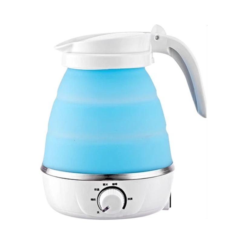Foldable Water Kettle, Portable Outdoor Travel Water Kettle, Electric Kettle with Adjustable Temperature