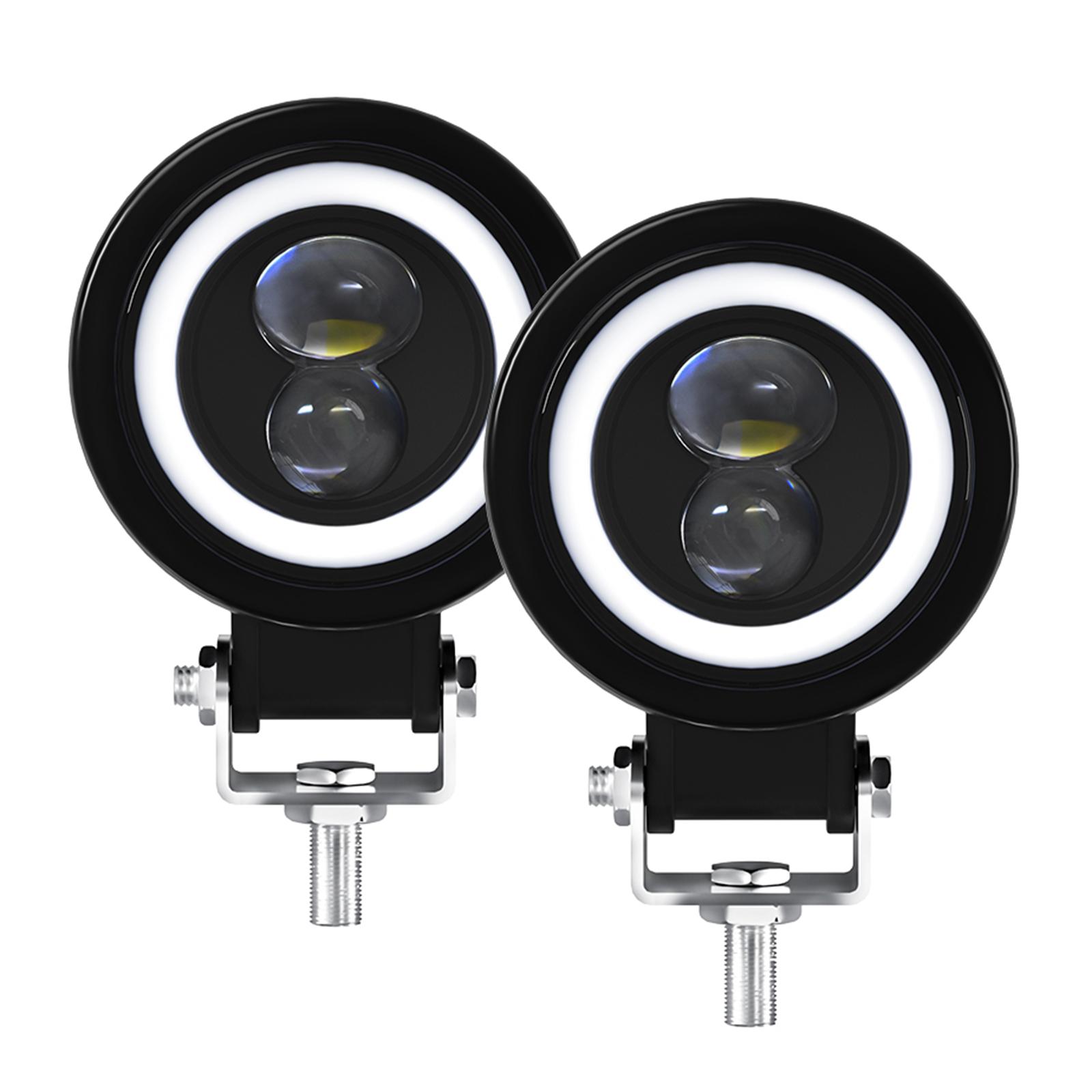 

Водонепроницаемая фара для мотоцикла, рабочий прожектор, противотуманная фара, супер яркая светодиодная противотуманная фара для вождения, светодиодная фара для скутера 60 Вт 6000 К 9-30 В 2