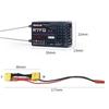 [Authentic RadioLink Product] (R7FG) 2.4GHz RadioLink Receiver for RC Cars with Telemetry, Technical Standards Approved, Includes Telemetry Cable