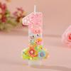 Cute Cartoon Cat Flower Fairy Birthday Candles – Creative Handmade Party Decorations