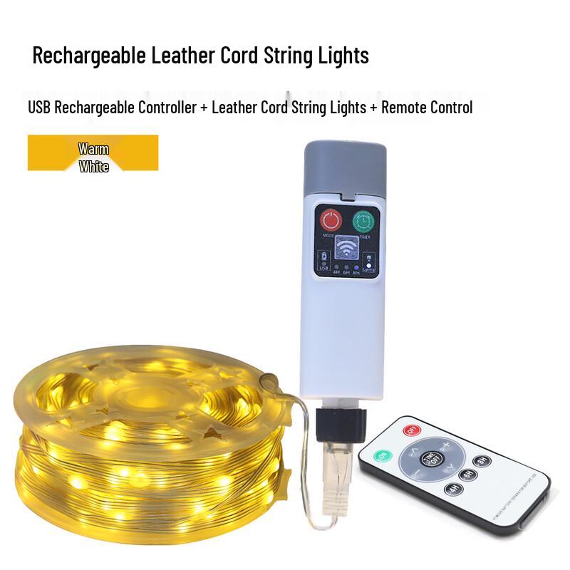 HEIXIE USB Rechargeable LED String Lights