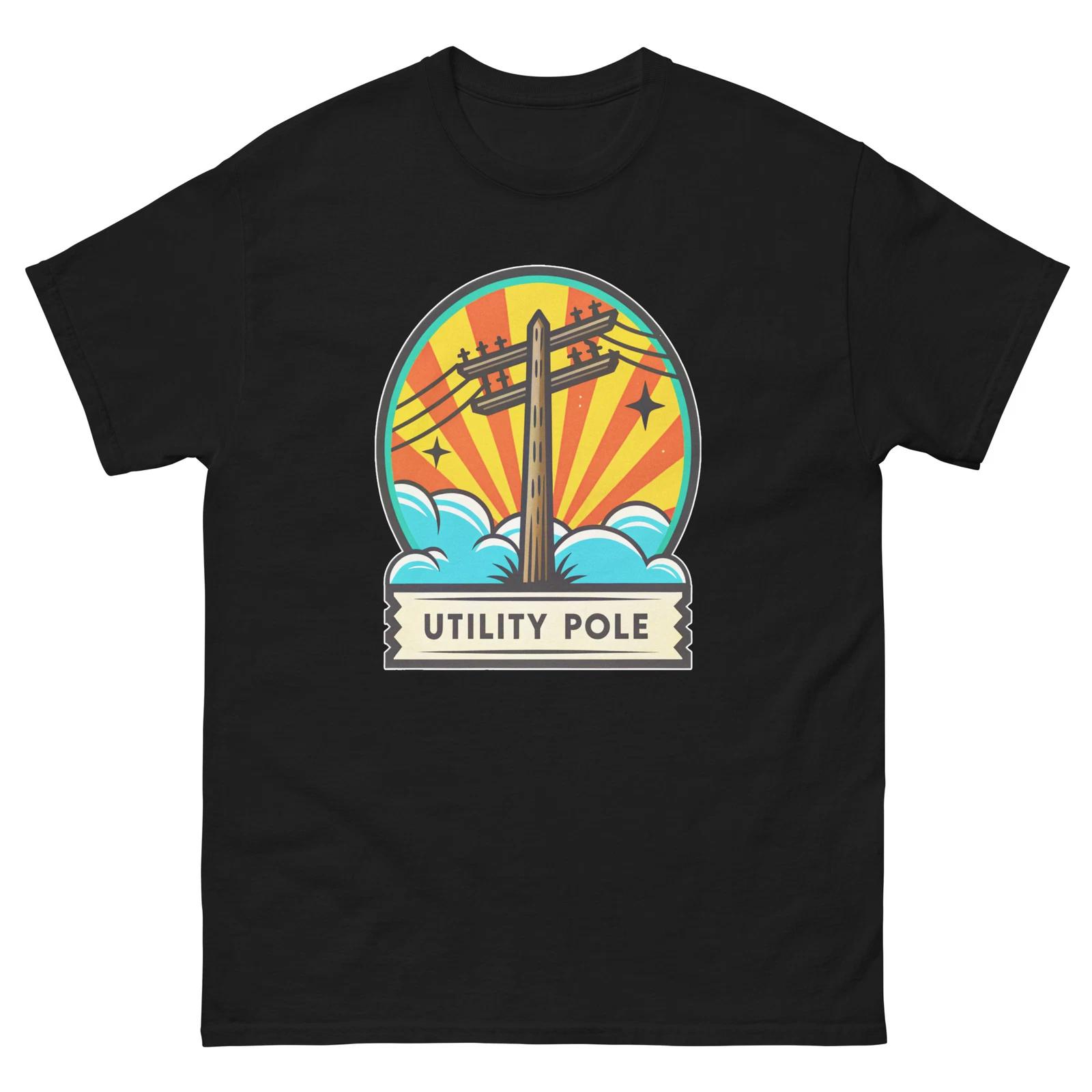 Utility Pole Object Place Item Urban T-Shirt M