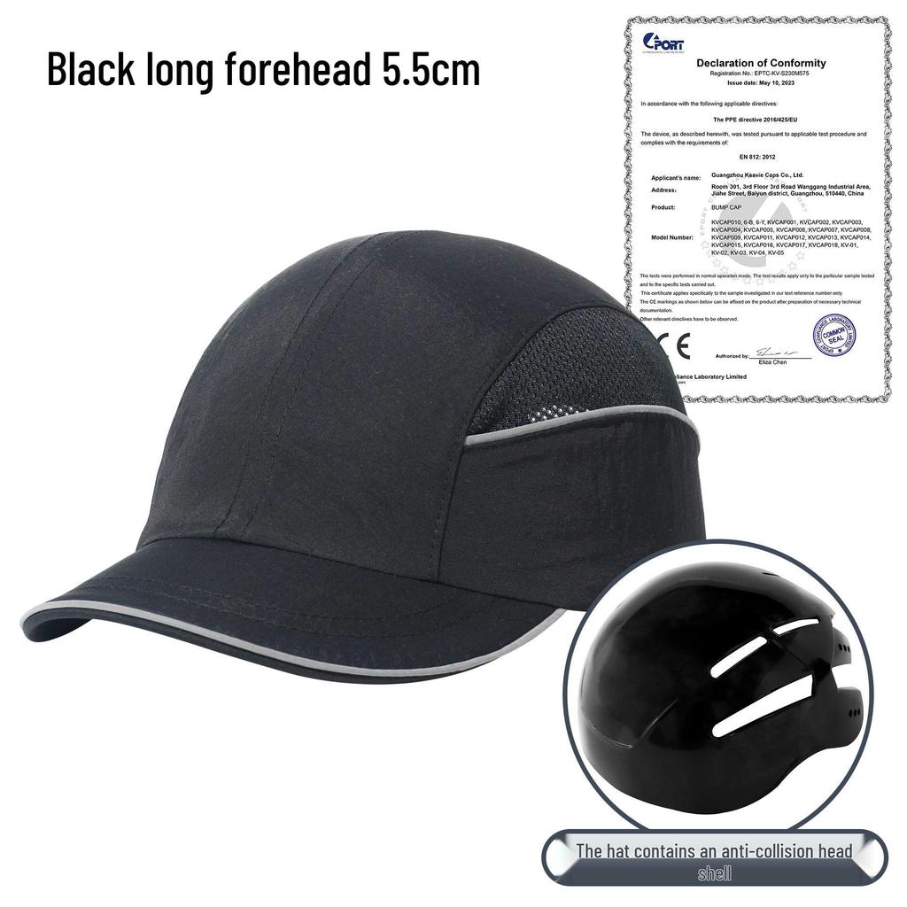 CE Certified Lightweight Anti-Collision Helmet: Summer Breathable Quick-Drying Labor Protection Cap