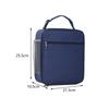 1 Stück tragbare isolierte Lunchtasche Aluminiumfolie große Kapazität Thermotasche für Camping im Freien & Büro Mahlzeitenvorbereitung