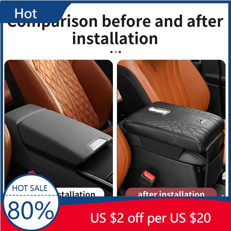 New Car Center Console Armrest Box Auto Tissue Organizer For BMW E36 F20 E87 E90 E70 E91 E30 G30 E53 F31 G20 E46 E90 E60 F1
