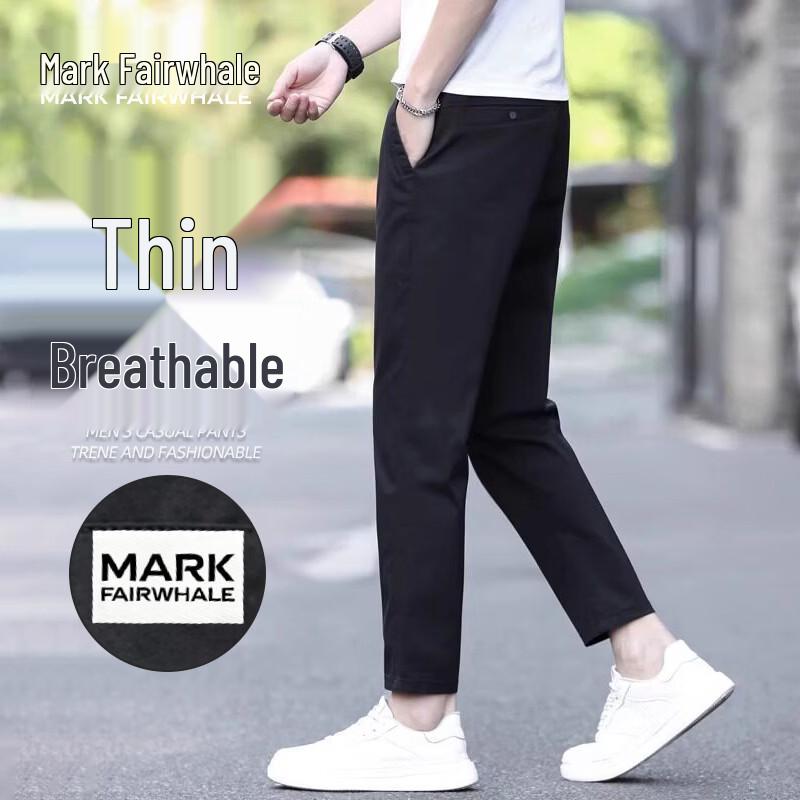 Mark Fairwhale Men s Slim Fit Business Casual Chinos 30