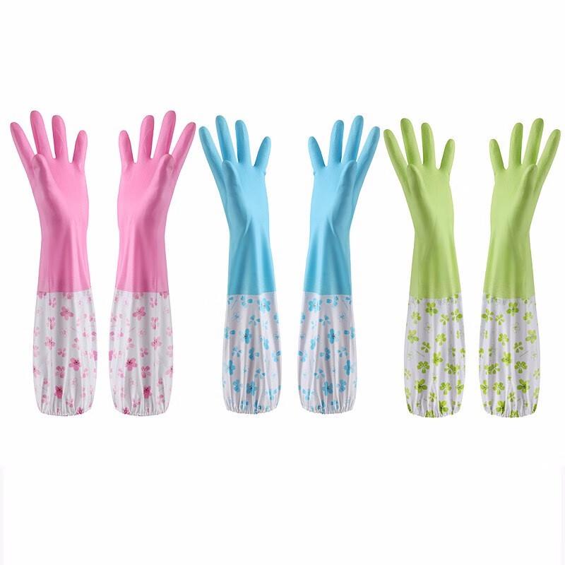 Zhuang Taitai Household Cleaning Waterproof Gloves