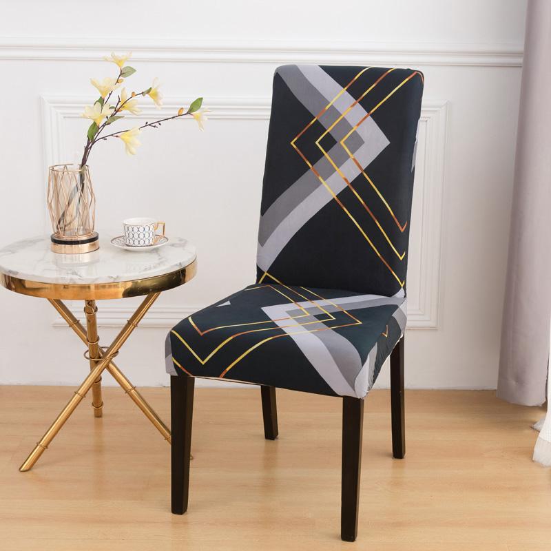 4/6pcs Stretchy Dining Chair Covers with Floral Print - Removable & Machine Washable Slipcovers for Living Room Restaurant Decor