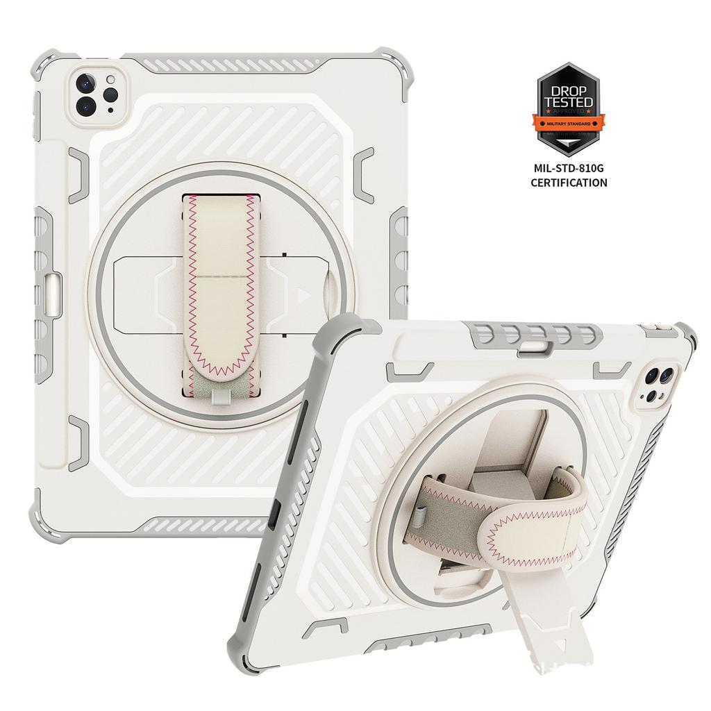 Case For iPad Pro 12.9 Air 11 13 360 Kickstand Hand Grap Pencil Holder Cover iPad A16 11th 10.9 7 8th 10.2 Mini 4567 Fundas