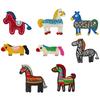 10PCS/Set Cartoon Pony Patten DIY Clothing Accessories Funny No Adhesive Backing Playful Patch Multi-Function 6 Styles