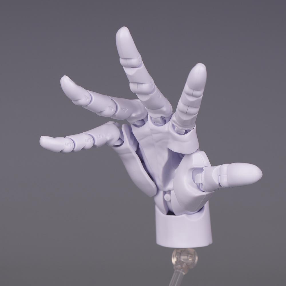 Mini 1/2 Scale Gashapon Palm Model: Super Movable Finger Joints - Left & Right Hands for Drawing & Sketching