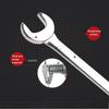 Pro 10Pcs Mini Combination Wrench Set Metric/Imperial Optional - 45# Steel Construction Dual Head Open End Design for Repair