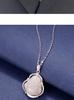 S925 Sterling Silver Hetian Jade Maitreya Buddha Pendant Necklace - Women's Ancient Chinese Style Clavicle Chain Gift