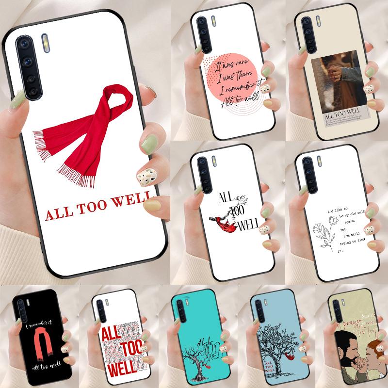 All Too Well Lyrics Case For Oppo A78 A98 A79 A18 A38 A58 A40 A60 A80 A16 A76 A96 A15 A74 A94 A54 A17 A77 Cover