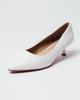 Aiformaria 4140 36 White Leather Low Heel Shoes