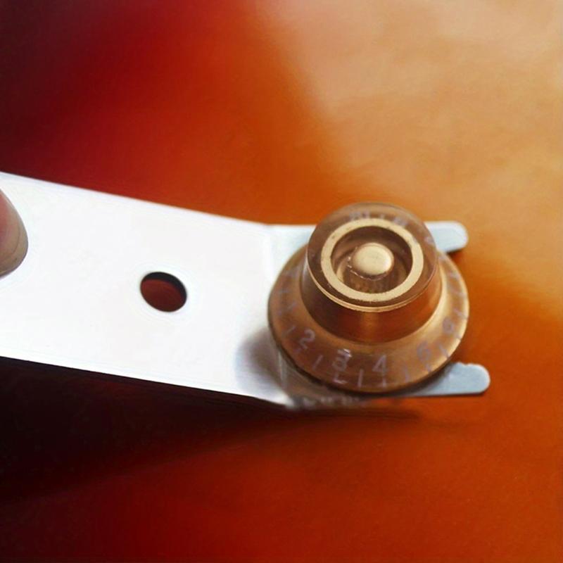 1 szt. Elektryczna Gitara Basowa Wielofunkcyjny Dwustronny Klucz ze Stali Nierdzewnej Narzędzie Lutnicze Do Dokręcania Potencjometrów Przełączników Gniazd Gitary