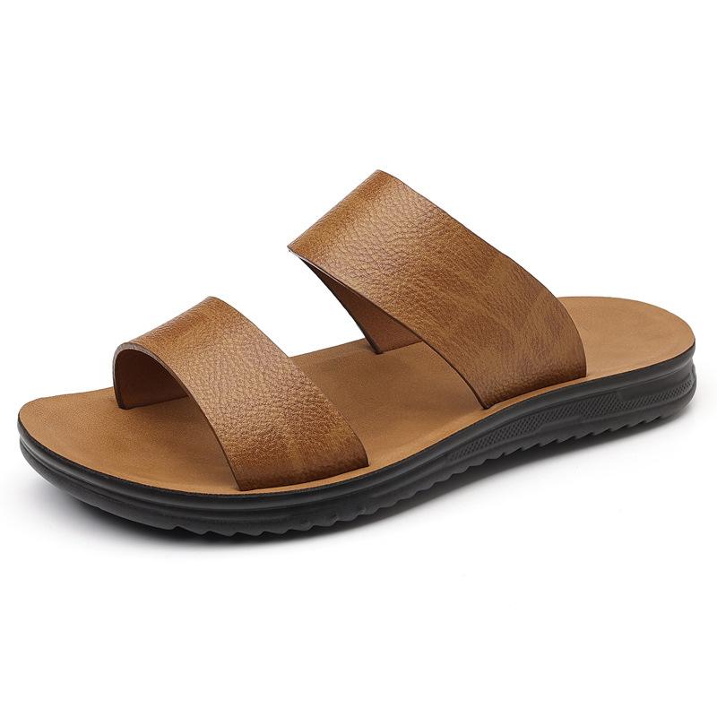 Slippers Men's Summer New Men's Soft-soled Casual Beach Shoes Trendy Sandals