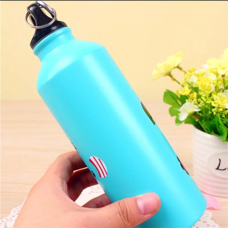 Aluminum Sports Water Bottle Large Capacity Anti Drop Cartoon Korean Version Children's Water Cup Gift Cup Animal Creative Cup