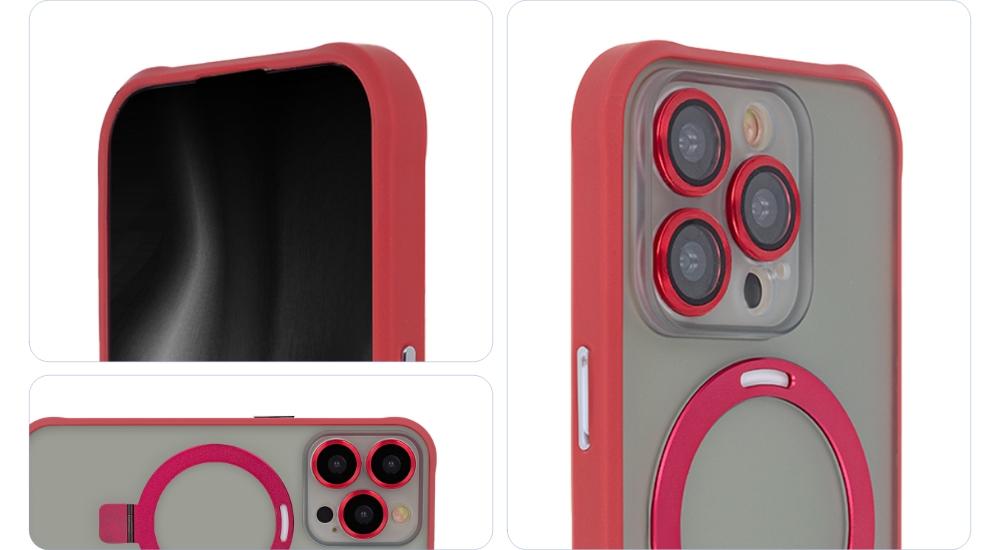 Mag Secure Ring Cover For Iphone 15 Plus 6.7" Red