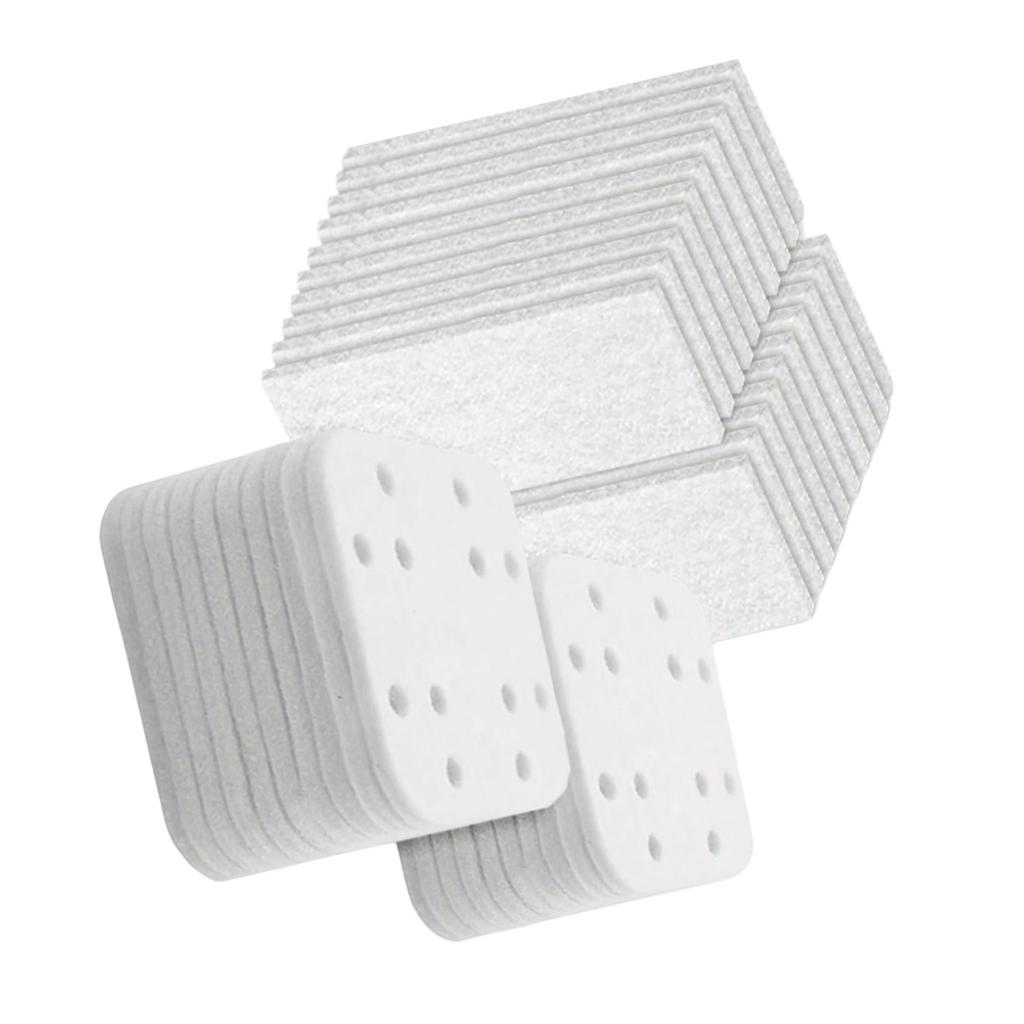 40Pcs Replacement Humidifier Filter Pads Mineral Absorption Pad for LV600S LV600HH Humidifiers Home Office Accessories