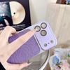 Camellia Leather Textured Drop-Proof Case for iPhone 17 Pro Max, 16, 15, 14