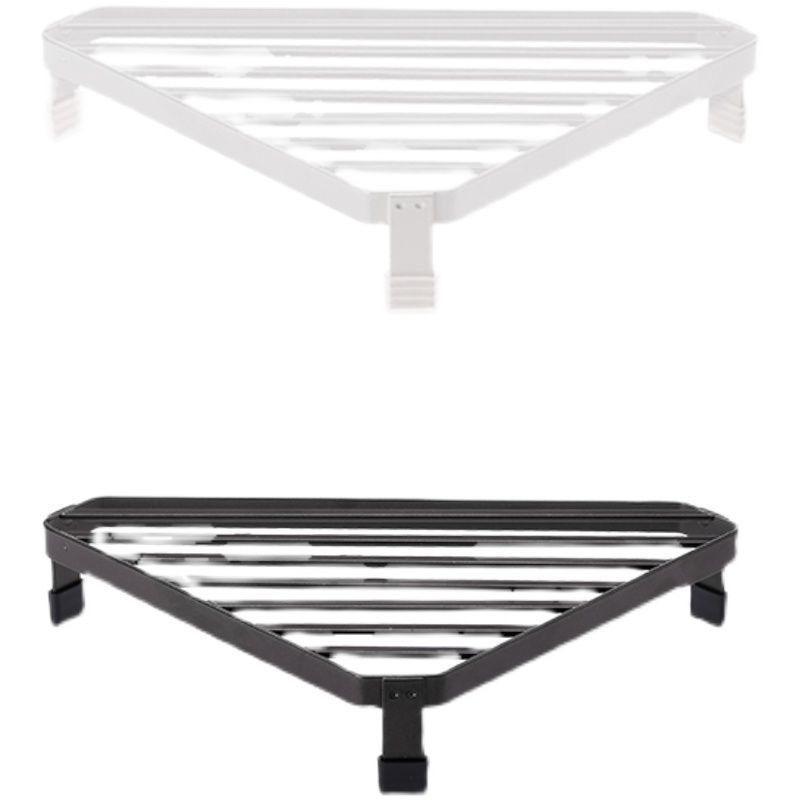 Japanese Metal Iron Kitchen Shelf: Triangle Corner Pot Rack, Anti-scalding, Multi-functional Storage Organizer