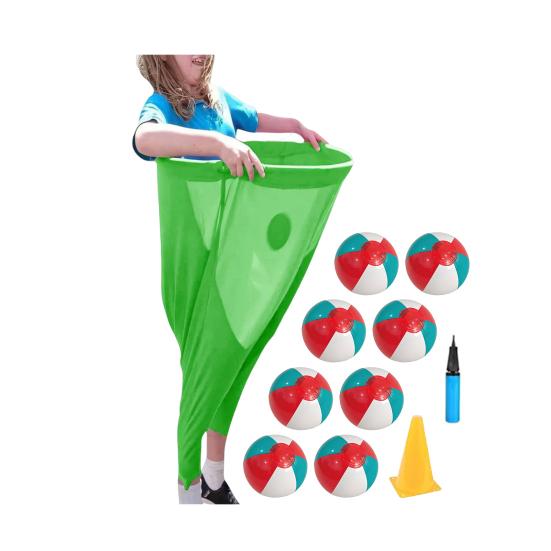 Hra na dvorek Granny Pants Set Obří venkovní hry s míči a kužely Zábavné trávníkové hry pro rodinná setkání, večírky, pikniky