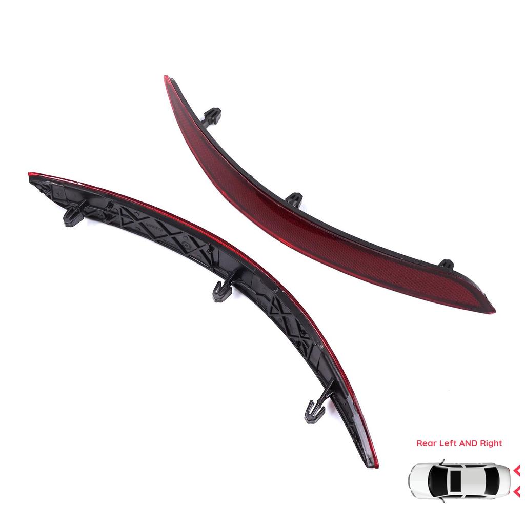 BSP1172 Rear Right Left Side Bumper Reflex Reflector for Fiat Tipo MK2 356 357 Egea 2015-On 4-Door Sedan 51998151 51998149