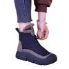 Warm casual snow boots autumn and winter new women's cotton shoes piled thickened fashionable versatile thick sole heightening women's Martin boots